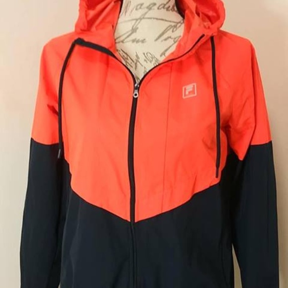 Fila Jackets & Blazers - Fila Sport Lightweight Windbreaker Sz XS Orange